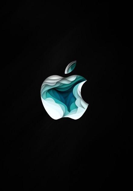 3d логотип яблока