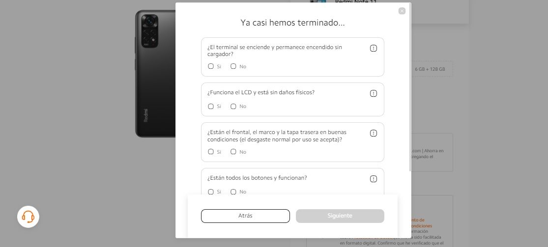 preguntas cambio móvil Xiaomi