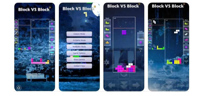 block vs block