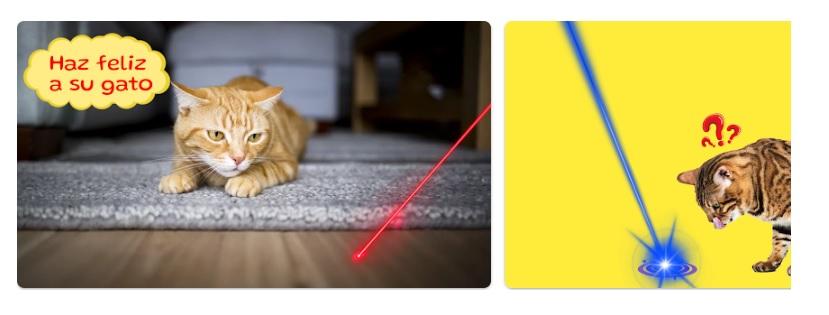laser para gatos broma