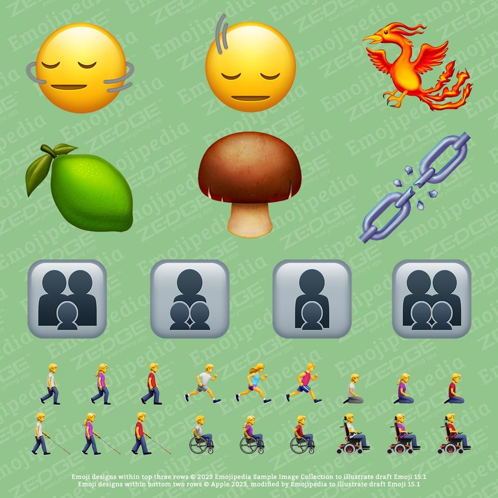 nuevos emoji 2023 Android 14 ios 17