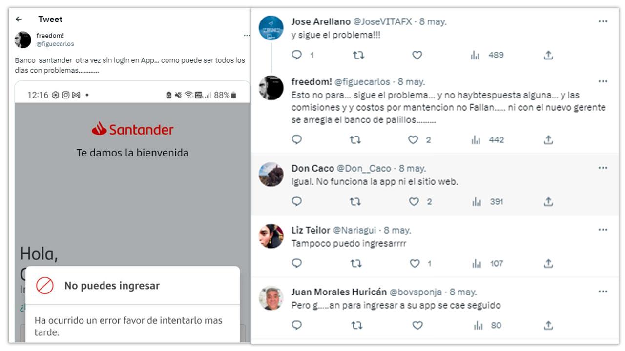 problemas-para-entrar-app-del-banco-Santander-twitter