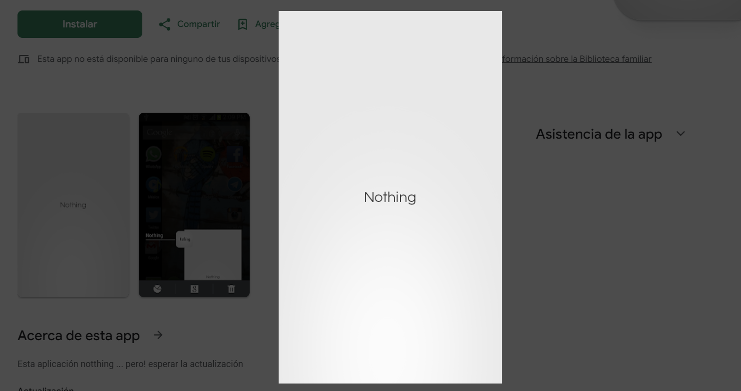 nothing app
