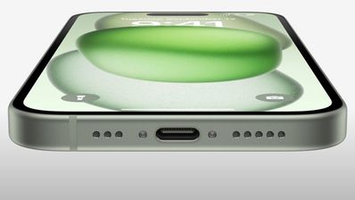 parte inferior del iPhone 15