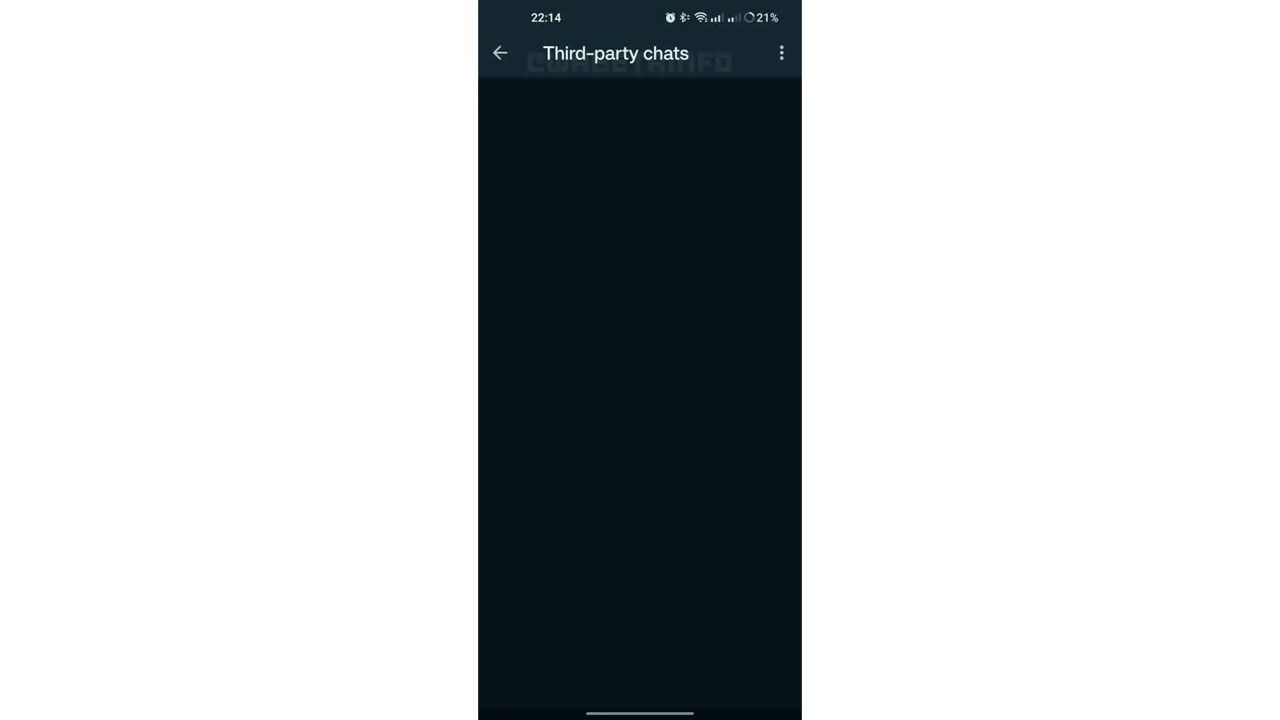 WhatsApp chats de terceros