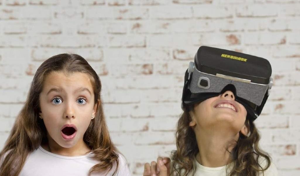 Lernbrille für Kinder, virtuelle Realität