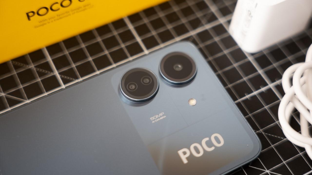Poco C65 arka kameralar