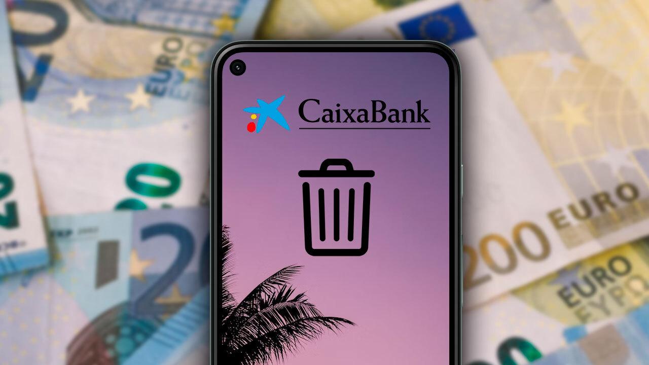 CaixaBank app borrar