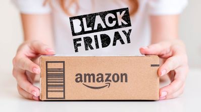 caja amazon manos black friday