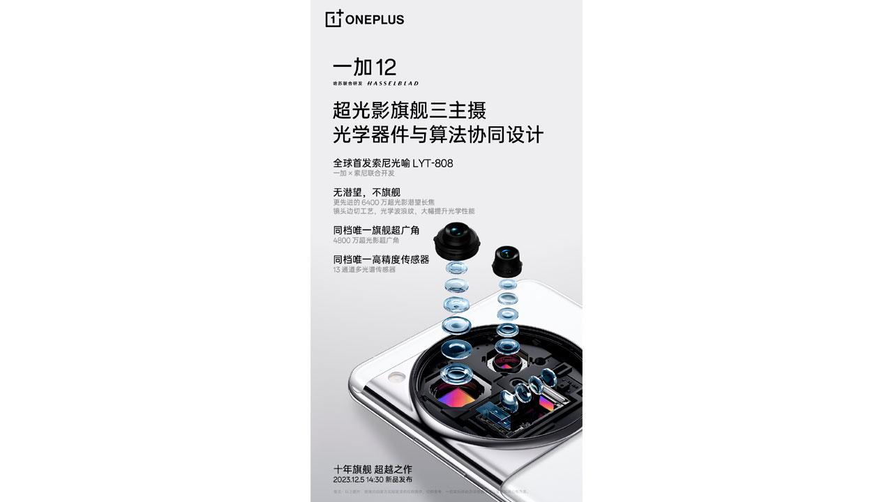 datos cámaras OnePlus 12