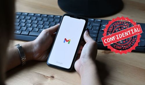 móvil correo Gmail logo confidencial