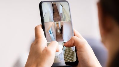 móvil cámara seguridad casa