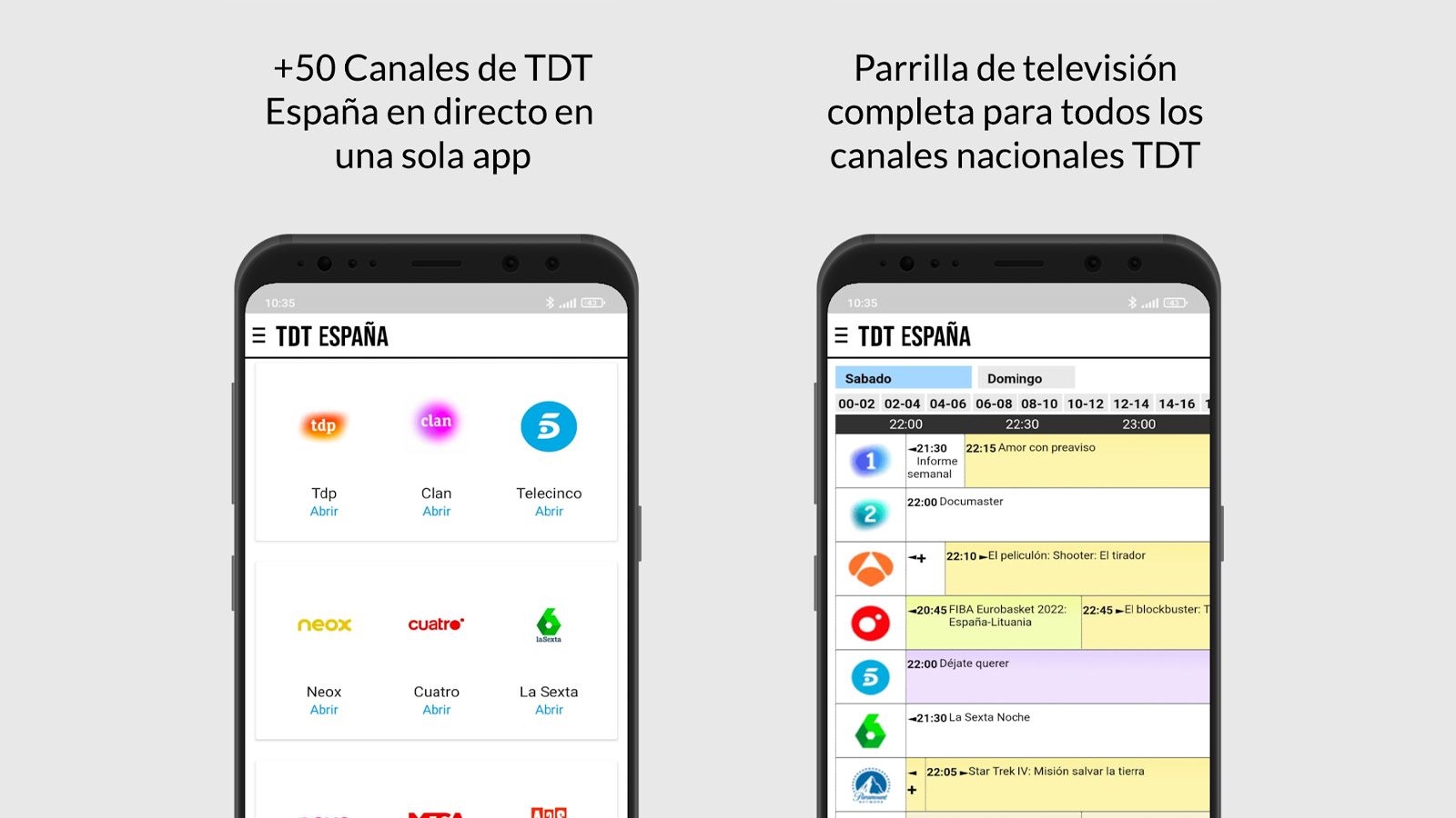 TDT España canales en directo