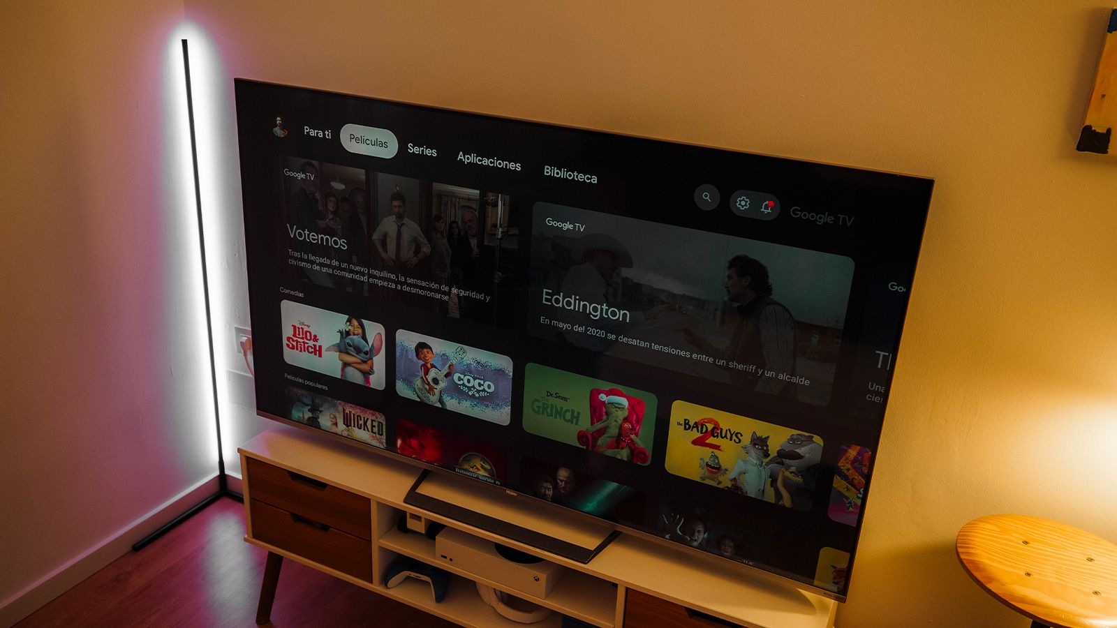Smart TV con Google TV