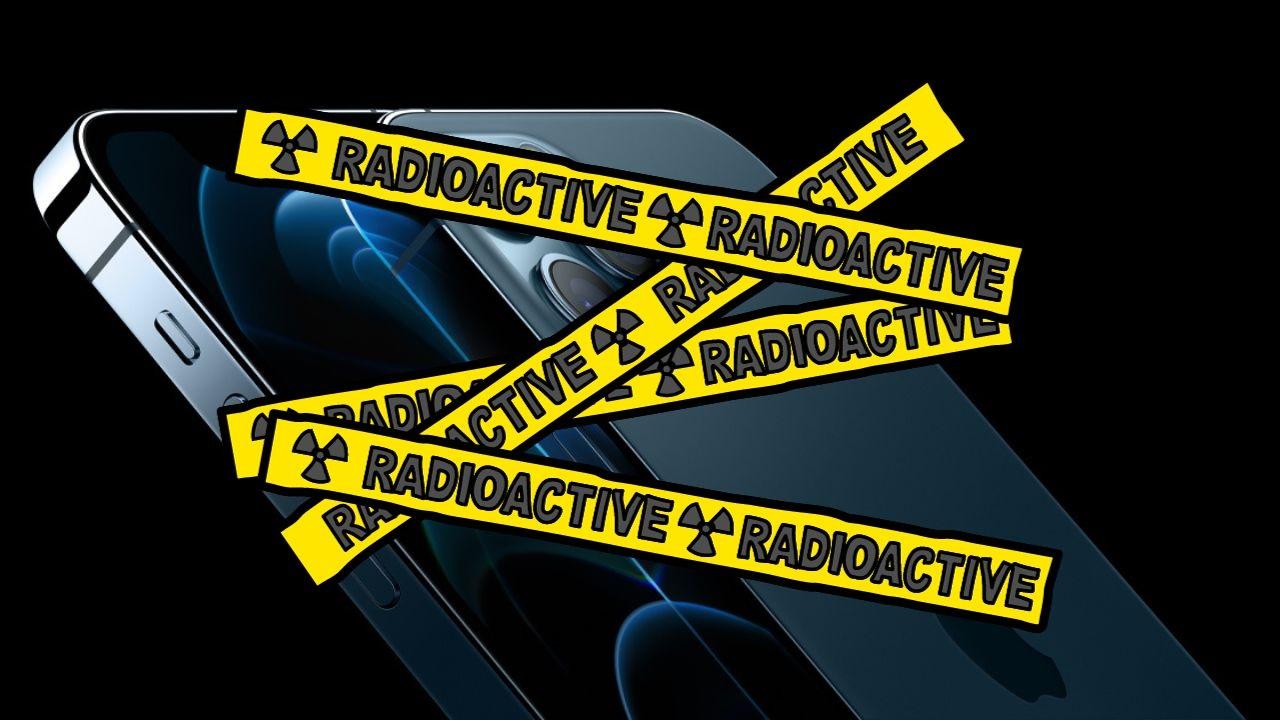 iphone radioactividad