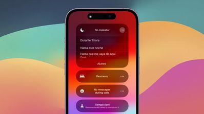 activar modos de concentración iOS
