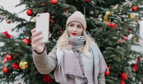 selfie navidad