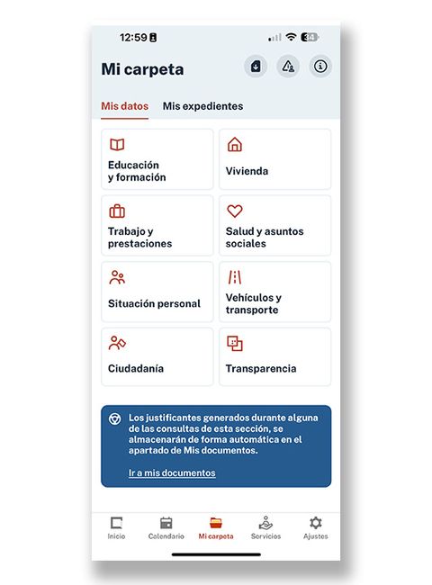carpeta ciudadana vida laboral