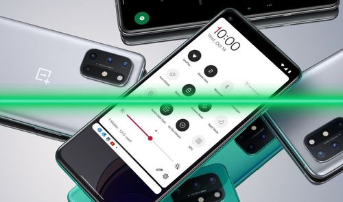 oneplus 8t línea verde