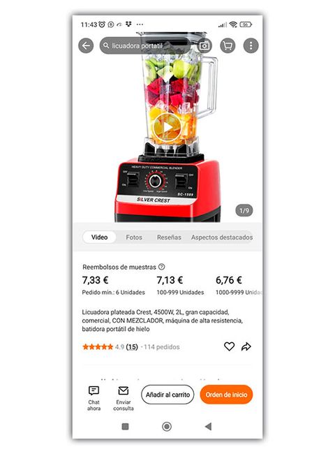 producto alibaba