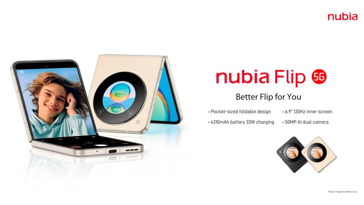 ZTE Nubia Flip 5G plegable