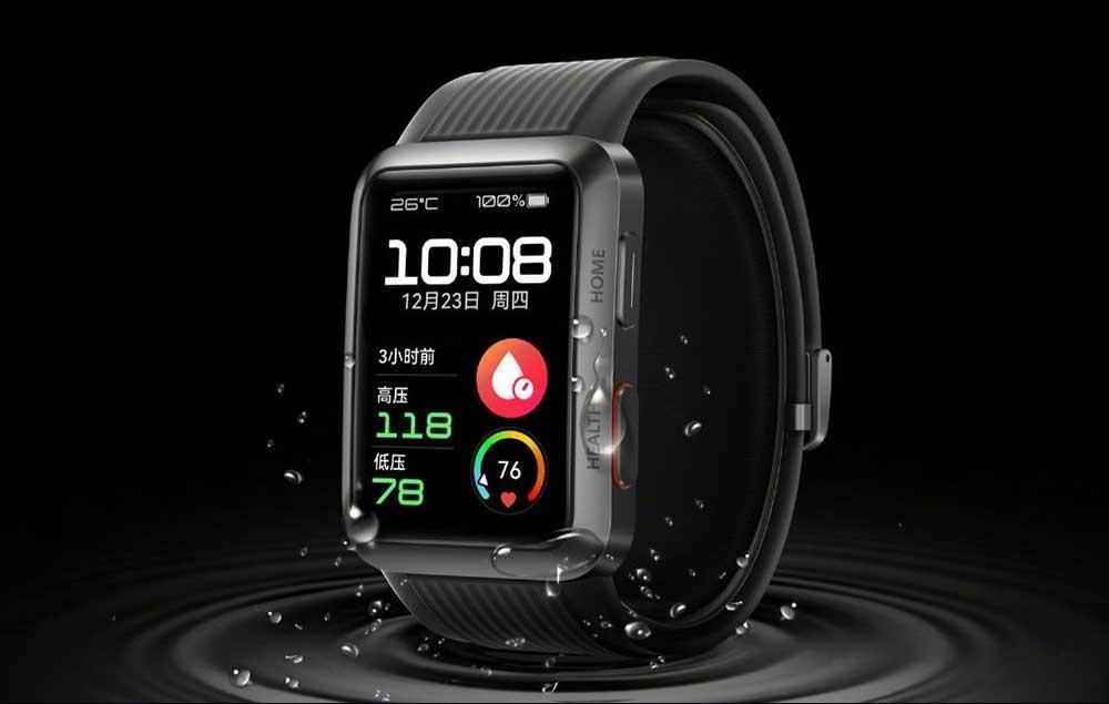 Huawei Watch D fondo negro