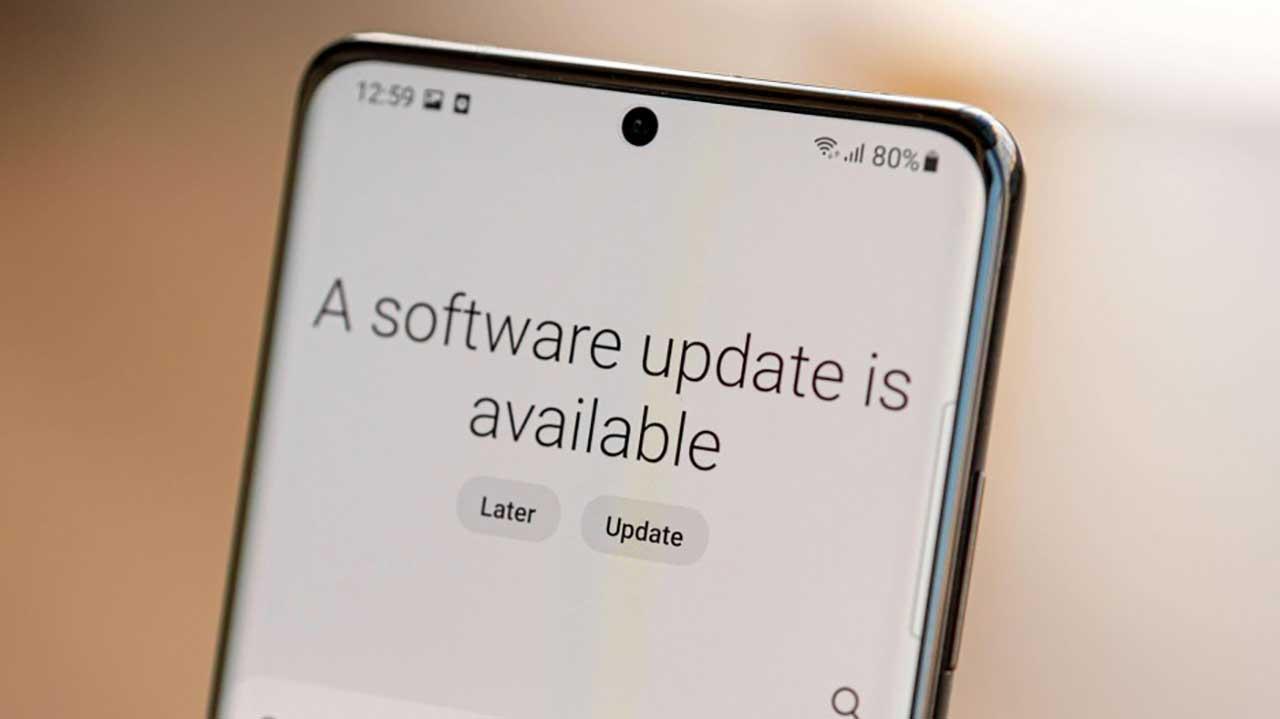 actualizacion de Samsung en móvil