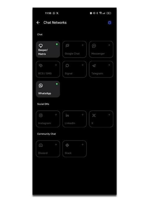 beeper app conectar aplicaciones