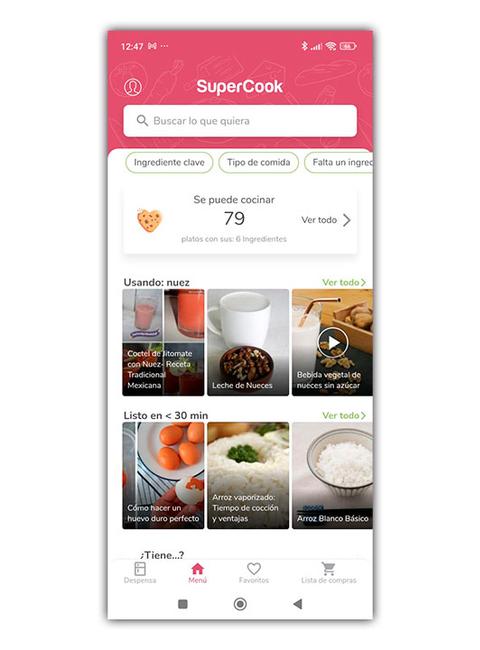 SuperCook app de recetas