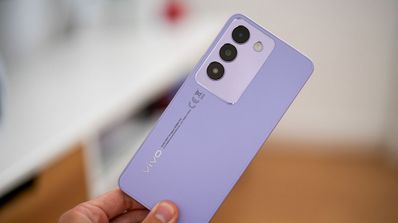 vivo V40 SE diseño trasero cuero