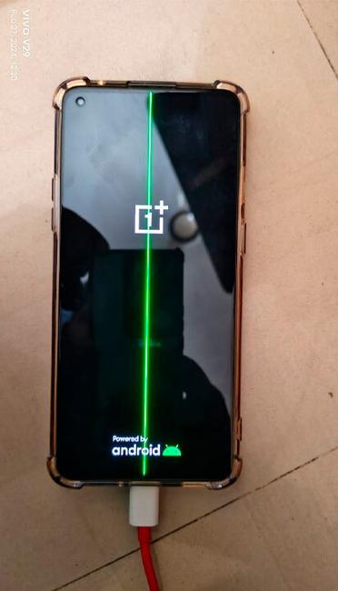 Oneplus with green line
