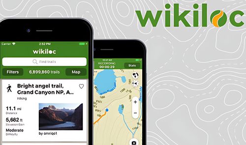 Aplicación de senderimos wikiloc