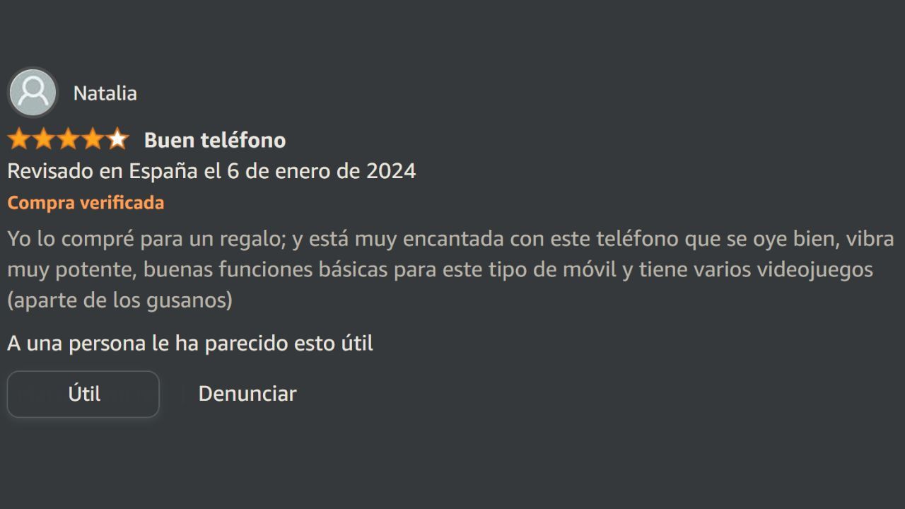 comentarios amazon Nokia 3310