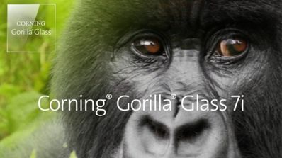 Presentación con Gorila de Corning Gorilla Glass 7i