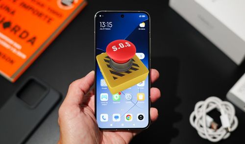 Destacada S.O.S en teléfono móvil Xiaomi