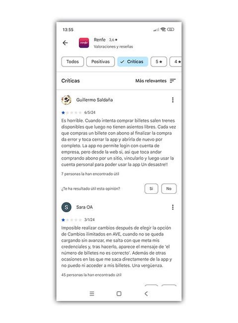 renfe opiniones