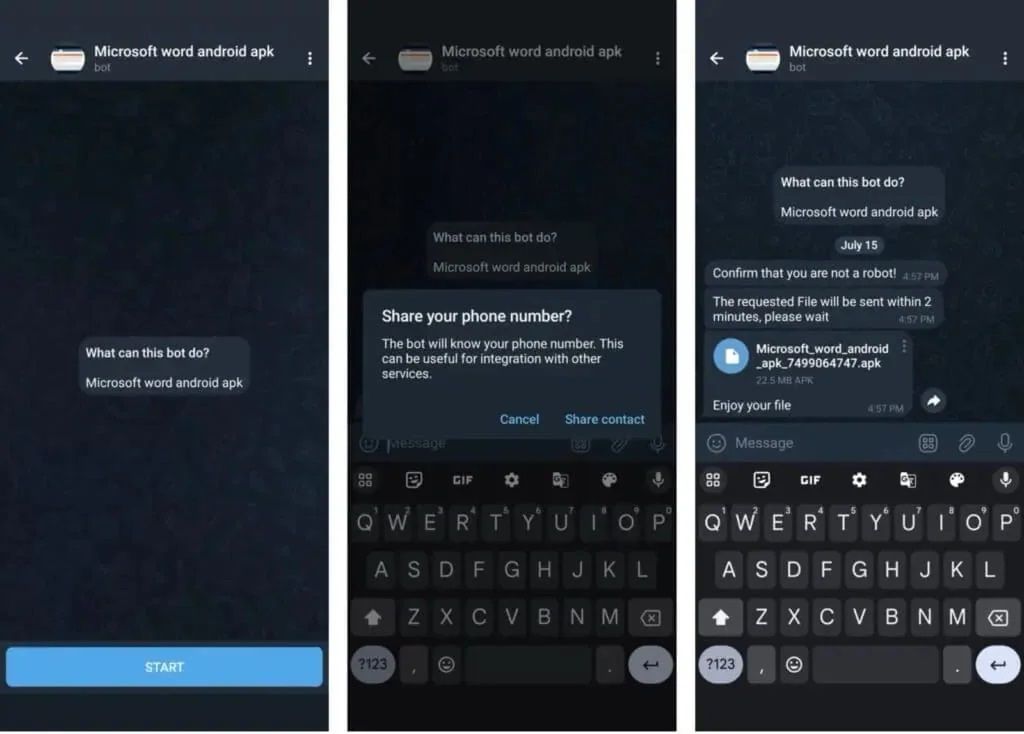bots de telegram virus