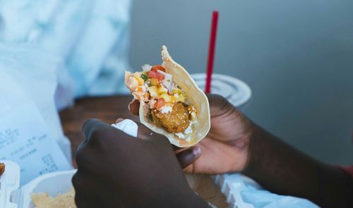 comida y cena mexicana taco