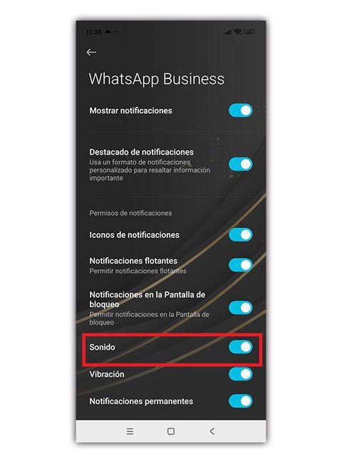 notificaciones sonido whatsapp
