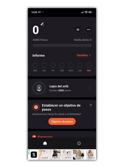 podómetro app pasos