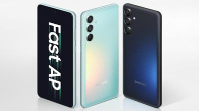 samsung galaxy m55 pantalla trasera colores