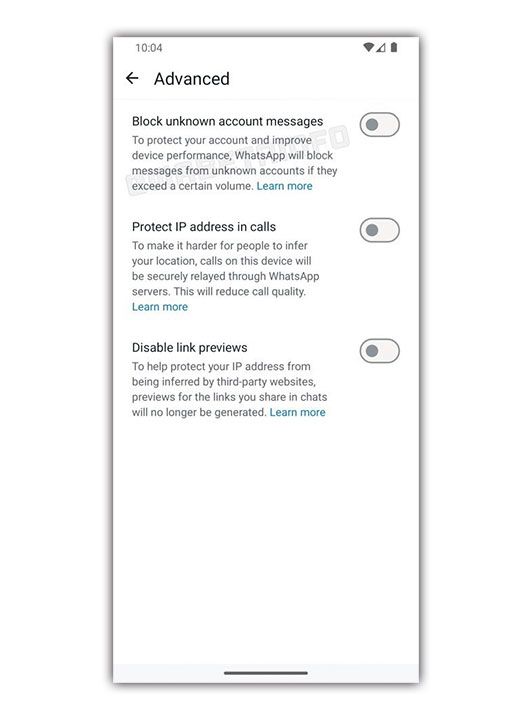 bloquear mensajes desconocidos whatsapp
