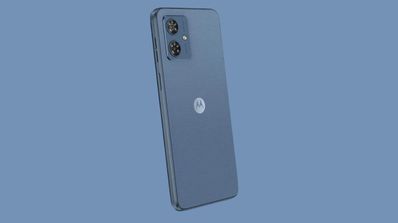 motorola moto g54 fondo azul