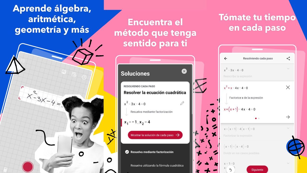 Photomath escanea problemas desde la app