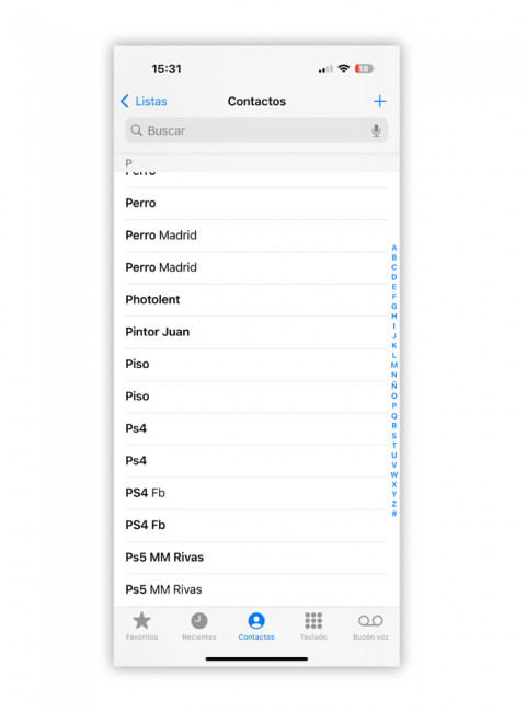 Poner foto de contacto en iPhone contactos agenda