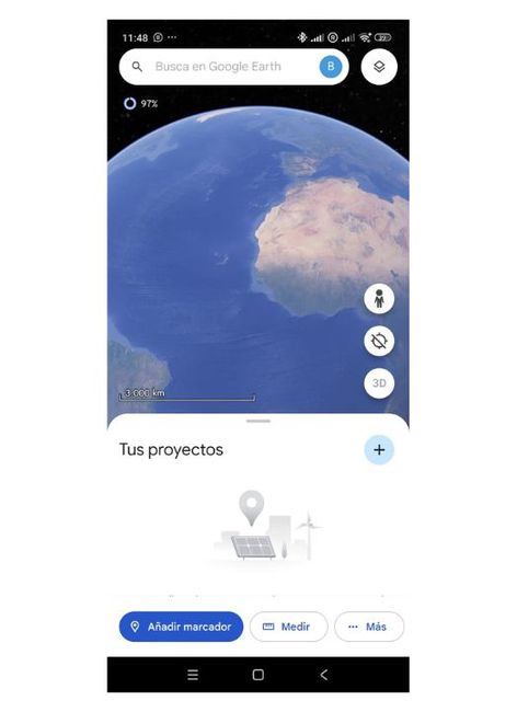 google earth inicio