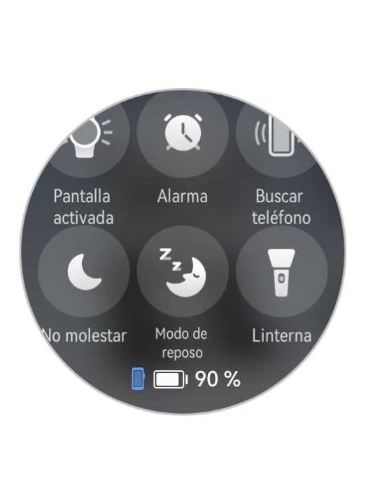 ajustes rapidos huawei watch
