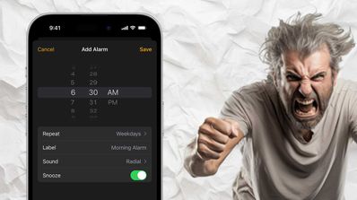enfado alarma iphone