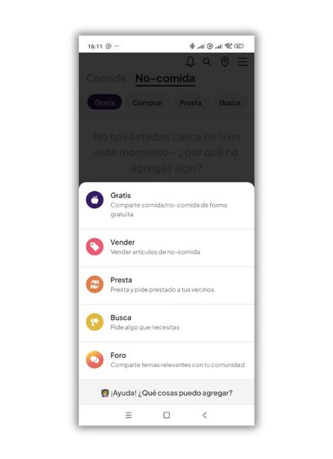 olio app desperdicio alimentario