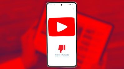 Destacada Youtube en pantalla móvil
